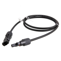 Удлинитель с коннектором МС4, длина 1 метр, черный
